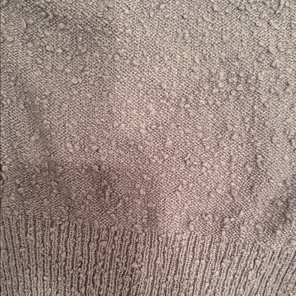 FREE PEOPLE Found My Friend Large Purple Slouchy Oversized Bouclé Hood Cardigan - Picture 6 of 13